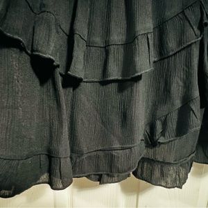 Free People Tiered Ruffled Skirt